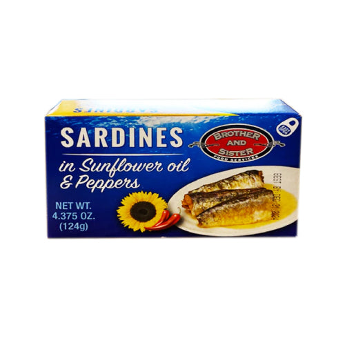 Brother & Sister Sardines in Sunflower Oil & Peppers – Ziggys Kielbasa ...